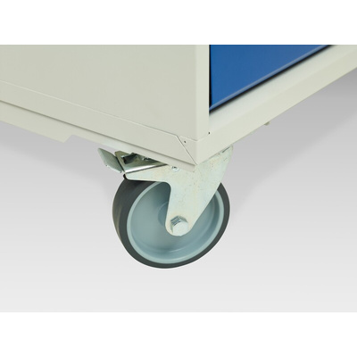 Bott 5 drawer Steel Wheeled Tool Trolley, 980mm x 1050mm x 550mm