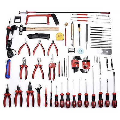 RS PRO 82 Piece Engineers Tool Kit with Case