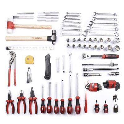 RS PRO 82 Piece Mechanical Tool Kit with Box