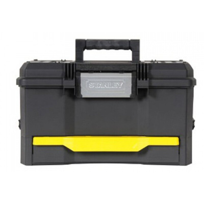 Stanley One Touch 1 drawer  Tool Box, 481 x 279 x 481mm