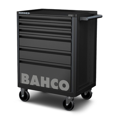 Bahco 6 drawer Solid Steel Wheeled Tool Chest, 965mm x 693mm x 510mm