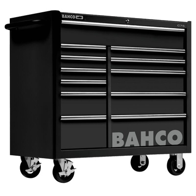 Bahco 12 drawer Stainless Steel Wheeled Tool Chest, 985mm x 1016mm x 501mm