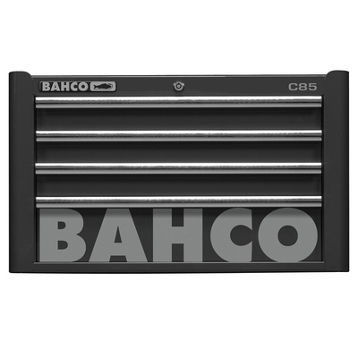 Bahco 4 drawer Stainless Steel (Top) Tool Chest, 419mm x 677mm x 501mm