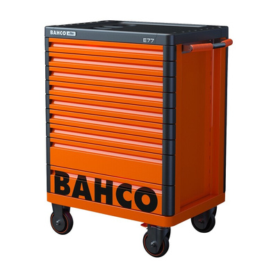 Bahco 9 drawer Solid Steel Wheeled Tool Chest, 985mm x 693mm x 510mm