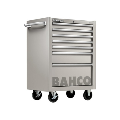 Bahco 7 drawer Stainless Steel Wheeled Tool Chest, 860mm x 580mm x 780mm