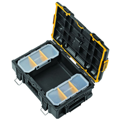 DeWALT TOUGHSYSTEM 2.0 Plastic Tool Box, 371 x 554 x 165mm