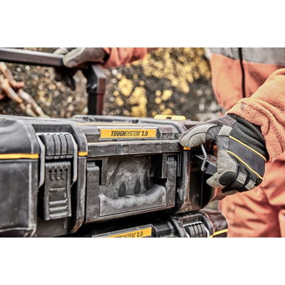 DeWALT TOUGHSYSTEM 2.0 Plastic Tool Box, 371 x 554 x 165mm