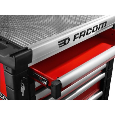 Facom 7 drawer Steel Wheeled