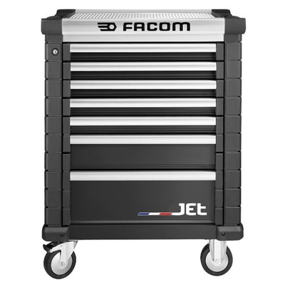 Facom 7 drawer Steel Wheeled