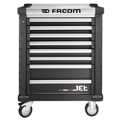 Facom 8 drawer Steel Wheeled