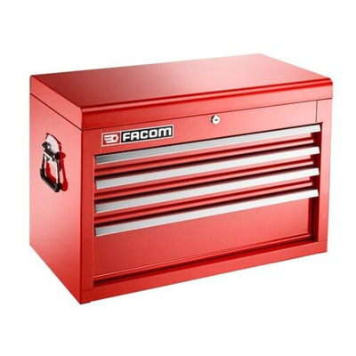 Facom 4 drawer Tool Chest, 438mm x 336mm x 664mm