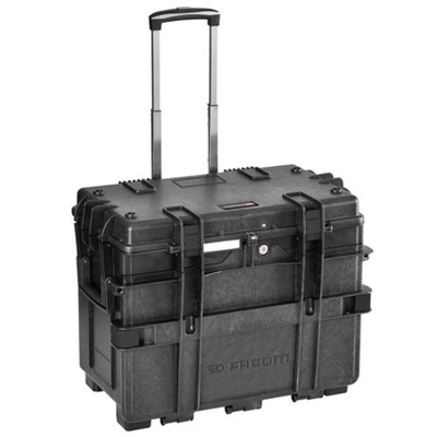 Facom Polypropylene Tool Box, with 2 Wheels, 581 x 455 x 381mm