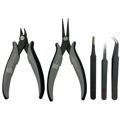 RS PRO 5 Piece ESD Tool Kit with Wallet