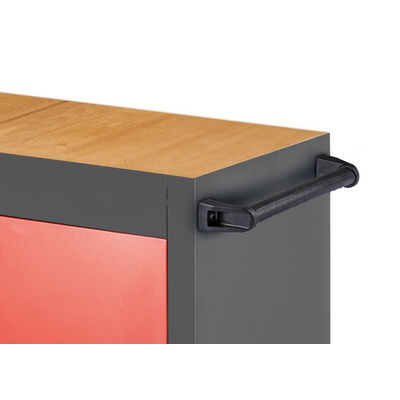 RS PRO 6 drawer Steel Wheeled Tool Chest, 997mm x 450mm x 1085mm