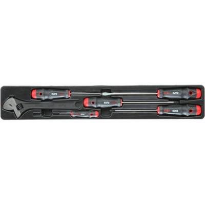 SAM 5 drawers  Metal Tool Box, 63 x 25 x 24cm