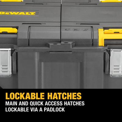 DeWALT Polypropylene Wheeled Tool Chest, 340mm x 666mm x 458mm