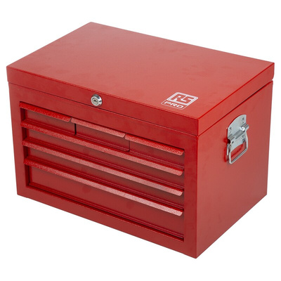RS PRO 6 drawer Steel Tool Chest, 350mm x 530mm x 340mm
