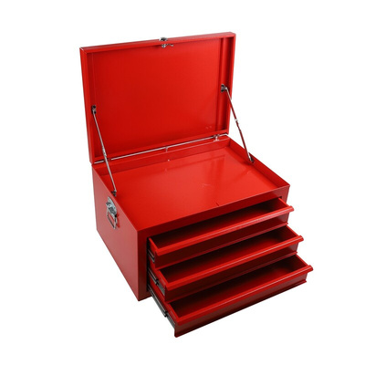 RS PRO 3 drawer Steel Tool Chest, 365mm x 620mm x 440mm