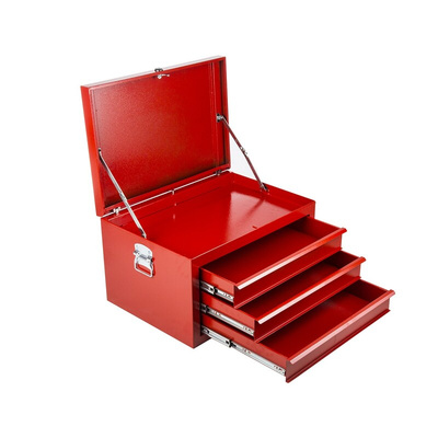 RS PRO 3 drawer Steel Tool Chest, 365mm x 620mm x 440mm