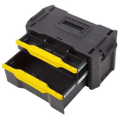 Stanley 4 drawer Aluminium, Plastic Wheeled, 866mm x 348mm x 488mm