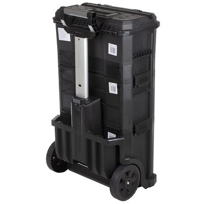 Stanley 4 drawer Aluminium, Plastic Wheeled, 866mm x 348mm x 488mm