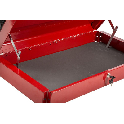 RS PRO 2 drawer Wheeled Tool Trolley, 985mm x 410mm x 815mm