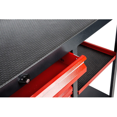 RS PRO 6 drawer Steel Wheeled Tool Chest, 450mm x 980mm x 1090mm