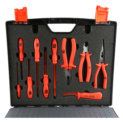 RS PRO 29 Piece Engineers Tool Kit with Case, VDE Approved