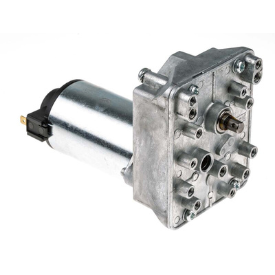 Crouzet Geared DC Geared Motor, 17 W, 12 V dc, 1.2 Nm, 100 rpm, 6mm Shaft Diameter