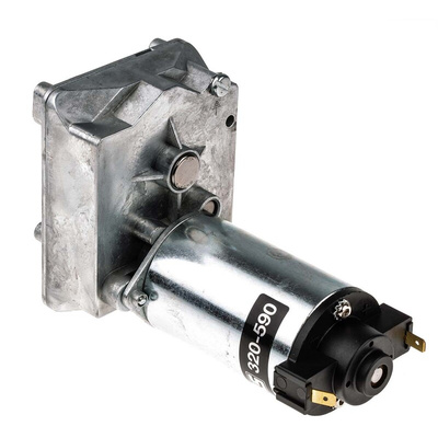 Crouzet Geared DC Geared Motor, 17 W, 12 V dc, 1.2 Nm, 100 rpm, 6mm Shaft Diameter