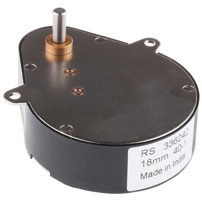 RS PRO Ovoid Gearbox, 40:1 Gear Ratio