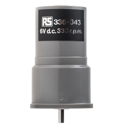 Philips Brushed Geared DC Geared Motor, 2.1 W, 6 V dc, 25 mNm, 330 rpm, 4mm Shaft Diameter