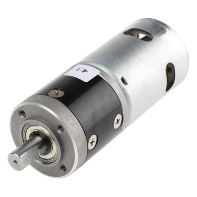 RS PRO Brushed Geared DC Geared Motor, 38.7 W, 12 V dc, 95 Ncm, 1085 rpm, 12mm Shaft Diameter