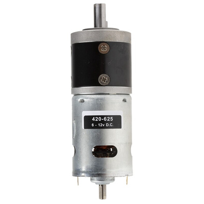 RS PRO Brushed Geared DC Geared Motor, 38.7 W, 12 V dc, 95 Ncm, 1085 rpm, 12mm Shaft Diameter