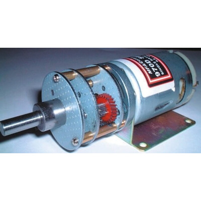 RS PRO Brushed Geared DC Geared Motor, 19.8 W, 12 V dc, 20 Ncm, 753 rpm, 6mm Shaft Diameter