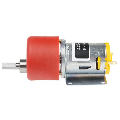 RS PRO Brushed Geared DC Geared Motor, 7.98W, 12 V dc, 59 Ncm, 20 rpm, 6mm Shaft Diameter