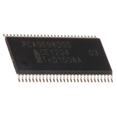 NXP 40-Channel I/O Expander I2C, SMBus 56-Pin TSSOP, PCA9698DGG,512