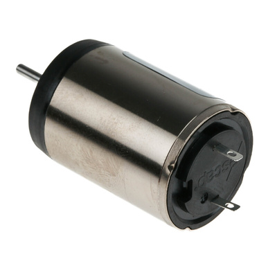 Portescap Brushed DC Motor, 3.8 W, 18 V dc, 7 mNm, 6300 rpm, 2mm Shaft Diameter