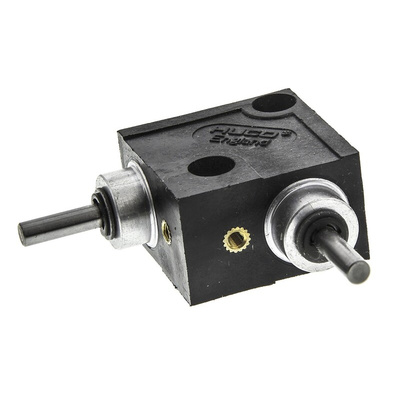 Huco L Gearbox, 1:1 Gear Ratio, 0.11 Nm Maximum Torque, 1000rpm Maximum Speed
