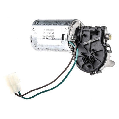 Bosch Geared DC Motor, 15 W, 24 V dc, 1.3 Nm, 110 rpm, 10mm Shaft Diameter