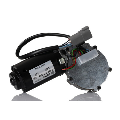 Bosch Geared DC Motor, 14.4/8.8 W, 24 V dc, 10 Nm, 46/28 rpm, 14mm Shaft Diameter