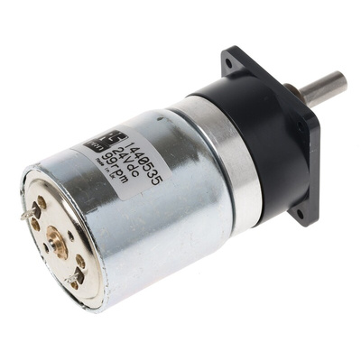 RS PRO Brushed Geared DC Geared Motor, 24 V dc, 0.26 Nm, 172 rpm, 5.5mm Shaft Diameter