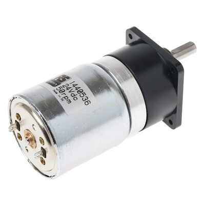 RS PRO Brushed Geared DC Geared Motor, 24 V dc, 40 Ncm, 86 rpm, 5.5mm Shaft Diameter