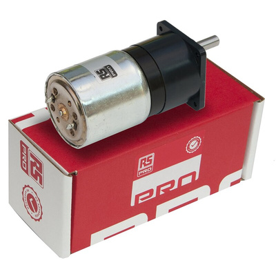 RS PRO Brushed Geared DC Geared Motor, 24 V dc, 40 Ncm, 86 rpm, 5.5mm Shaft Diameter