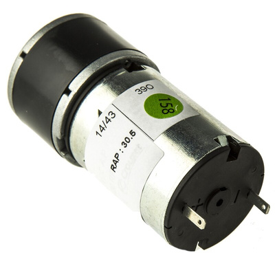 Crouzet Brushed Geared DC Geared Motor, 3 W, 12 V dc, 50 Ncm, 140 rpm, 5mm Shaft Diameter