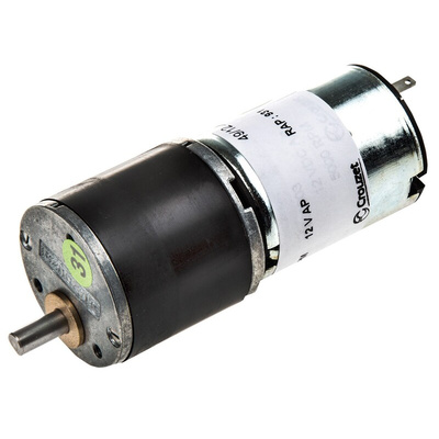 Crouzet Brushed Geared DC Geared Motor, 3 W, 12 V dc, 50 Ncm, 4.6 rpm, 5mm Shaft Diameter