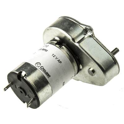 Crouzet Brushed Geared DC Geared Motor, 3 W, 12 V dc, 50 Ncm, 54 rpm, 4mm Shaft Diameter