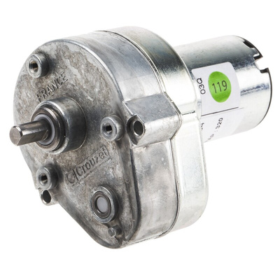 Crouzet Brushed Geared DC Geared Motor, 3 W, 12 V dc, 2 Nm, 13 rpm, 6mm Shaft Diameter