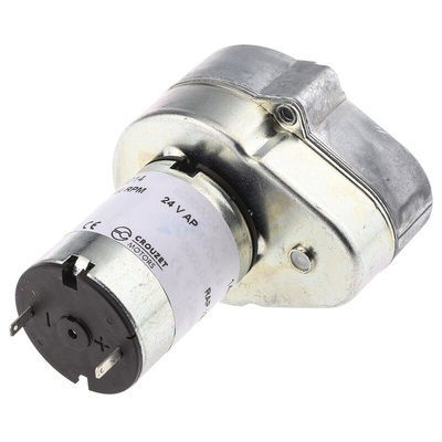 Crouzet Brushed Geared DC Geared Motor, 3 W, 24 V dc, 2 Nm, 13 rpm, 6mm Shaft Diameter