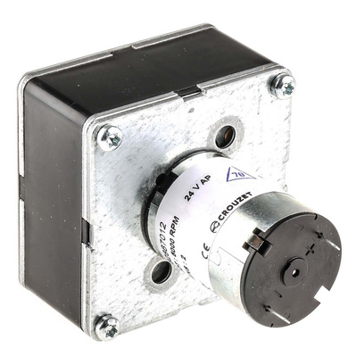 Crouzet Brushed Geared DC Geared Motor, 3 W, 24 V dc, 5 Nm, 8 rpm, 8mm Shaft Diameter